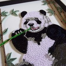 Quilling by kath quilled panda